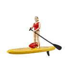 Life Guard With Stand Up Paddle Bruder Figure