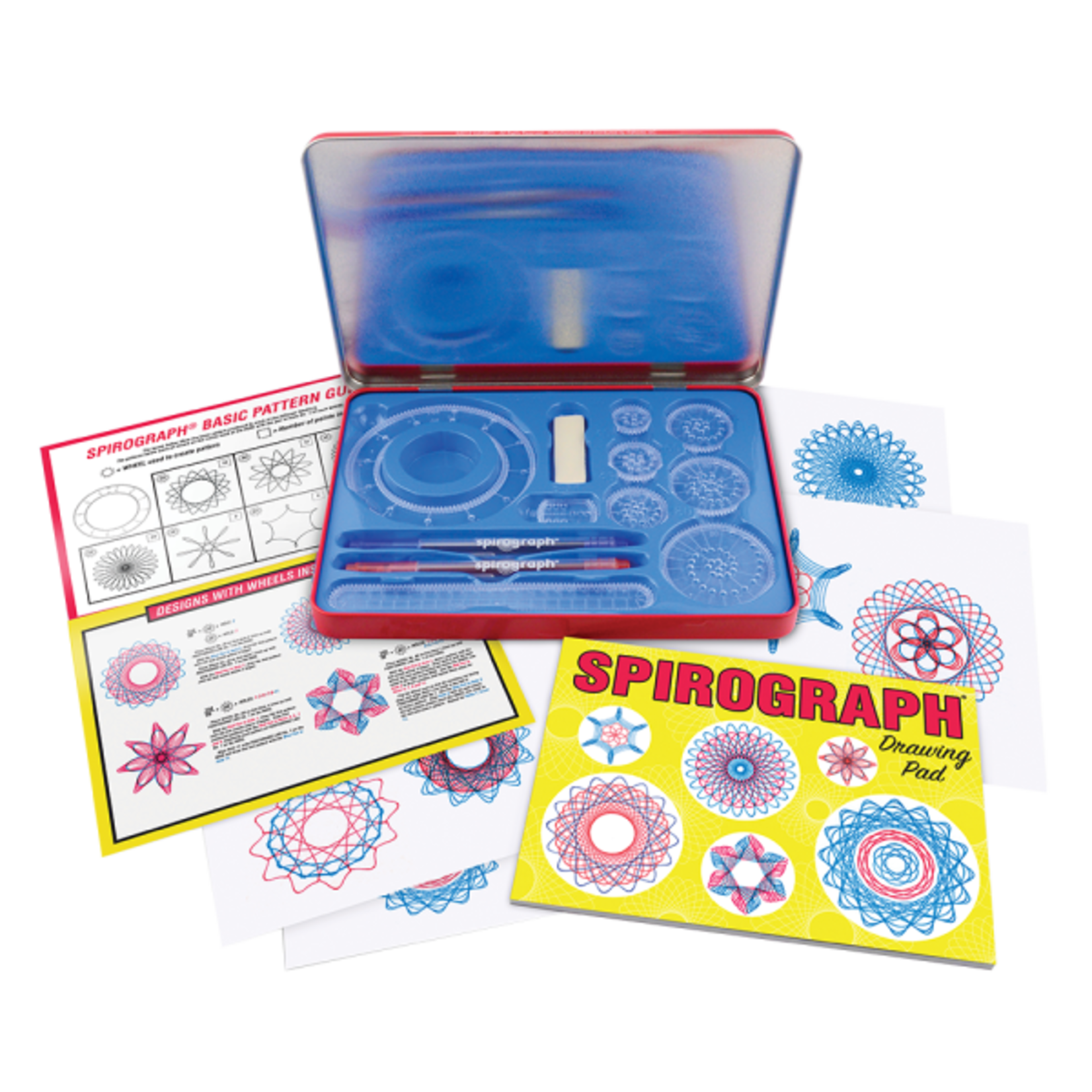 Spirograph Design Retro Tin Set