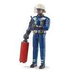 Fireman With Accessories 4.2" Figure