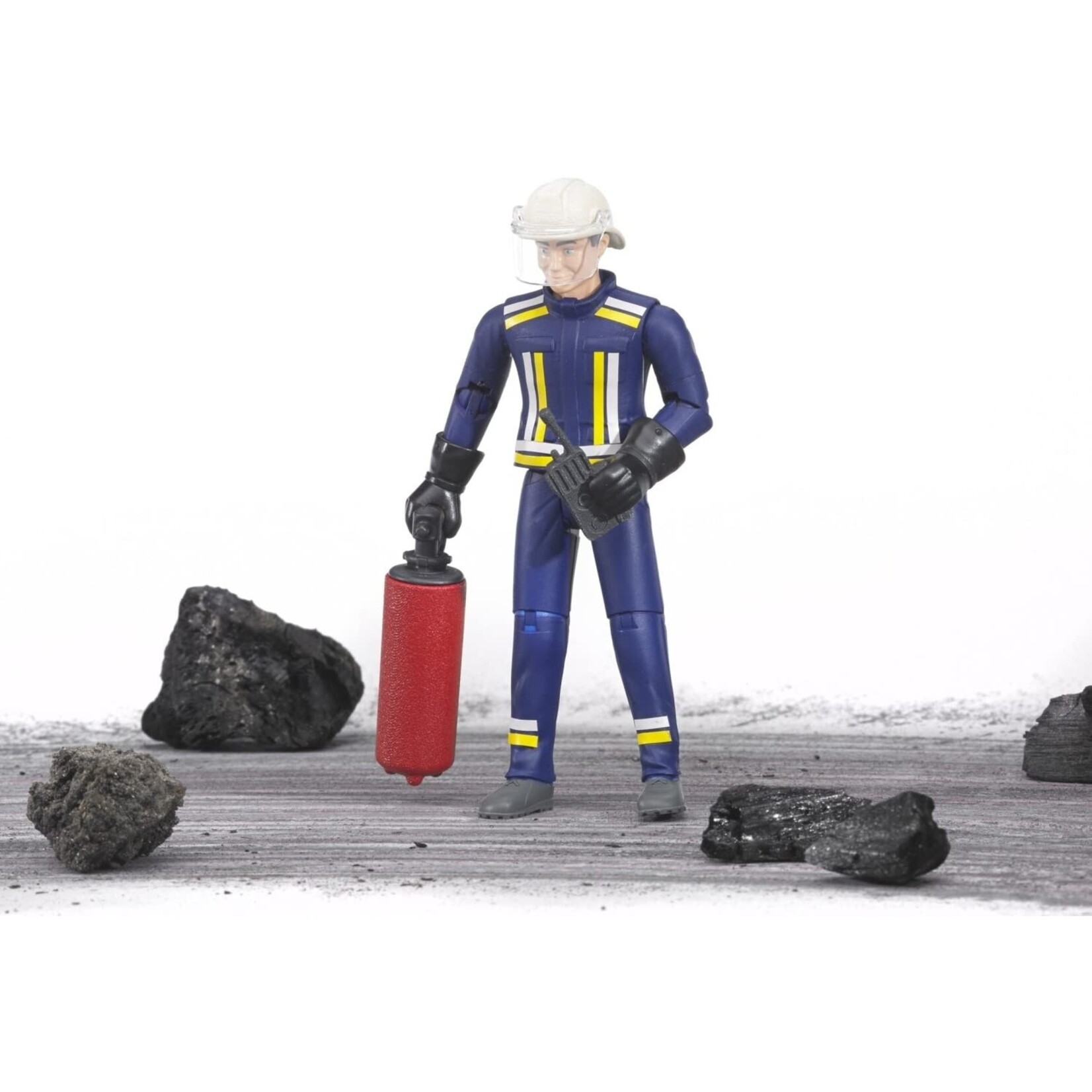 Fireman With Accessories 4.2" Figure