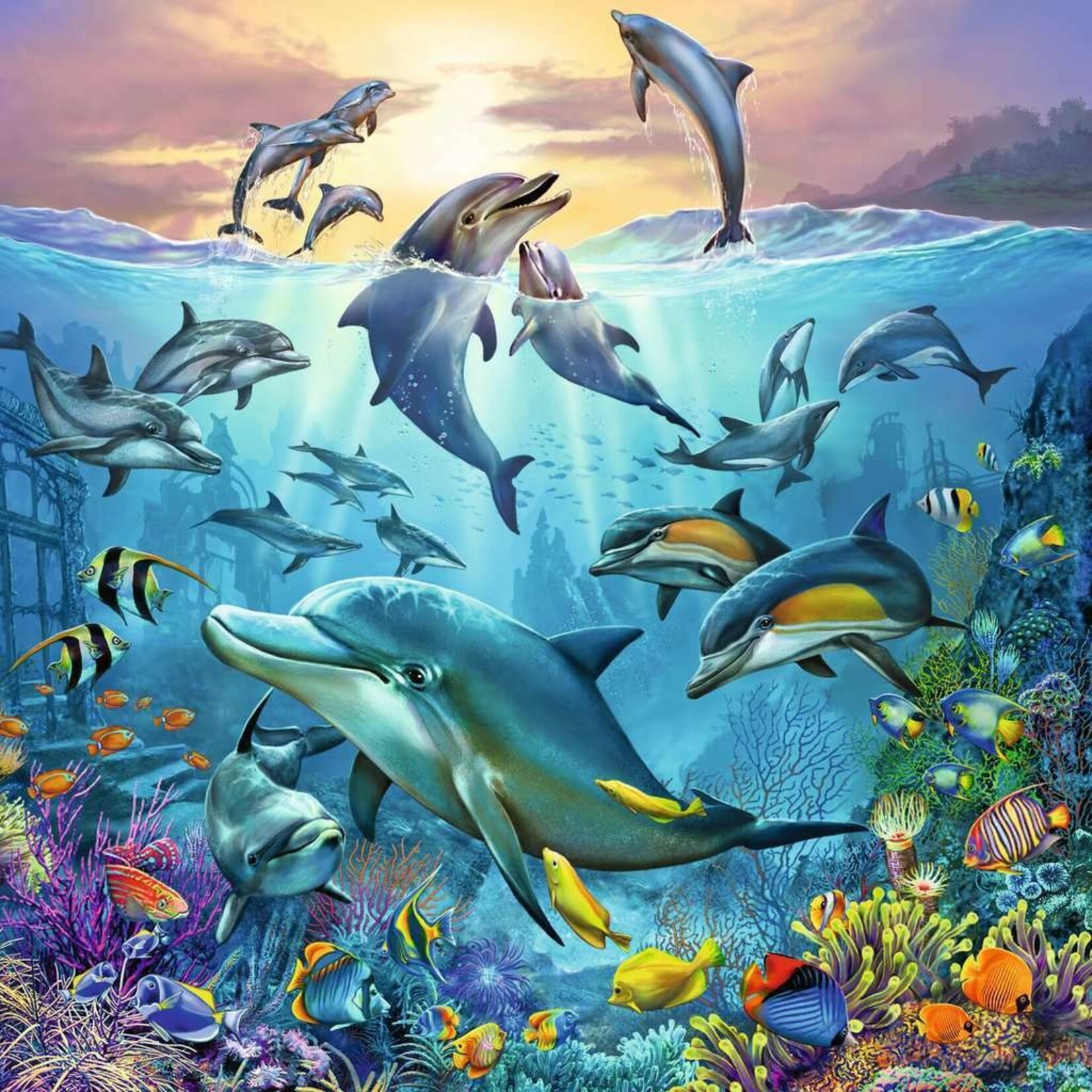 Ocean Life 3pk 49pc Puzzle