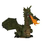 Green Winged Dragon With Flame Papo Figure