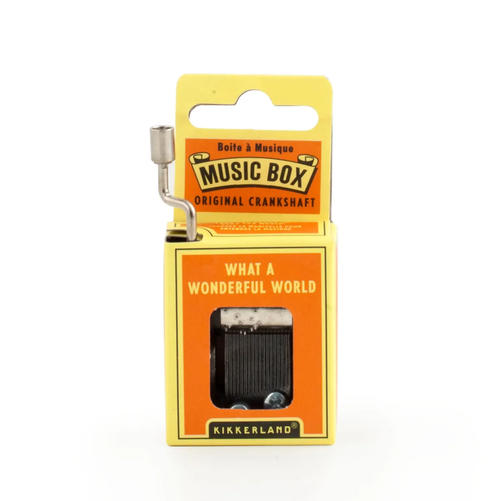 What A Wonderful World Original Crankshaft Music Box