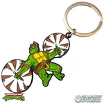 Leaping Michaelangelo TMNT Keychain