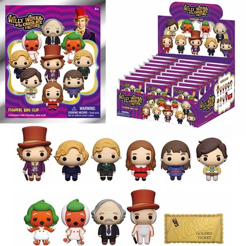 Willy Wonka Series 1 3D Foam Clip Blind Bag Toy Joy