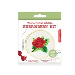 Mini Cross Stitch Embroidery Kit Rose