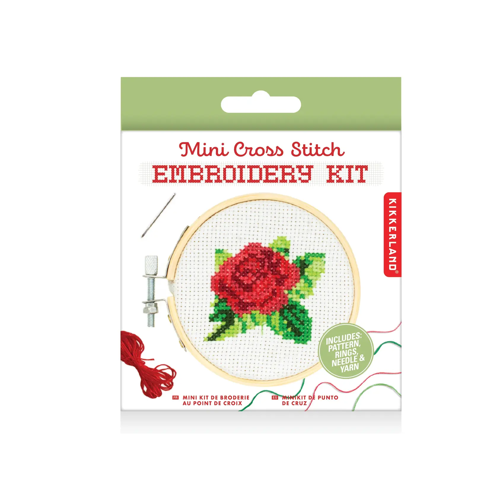 Rose Mini Cross Stitch Embroidery Kit