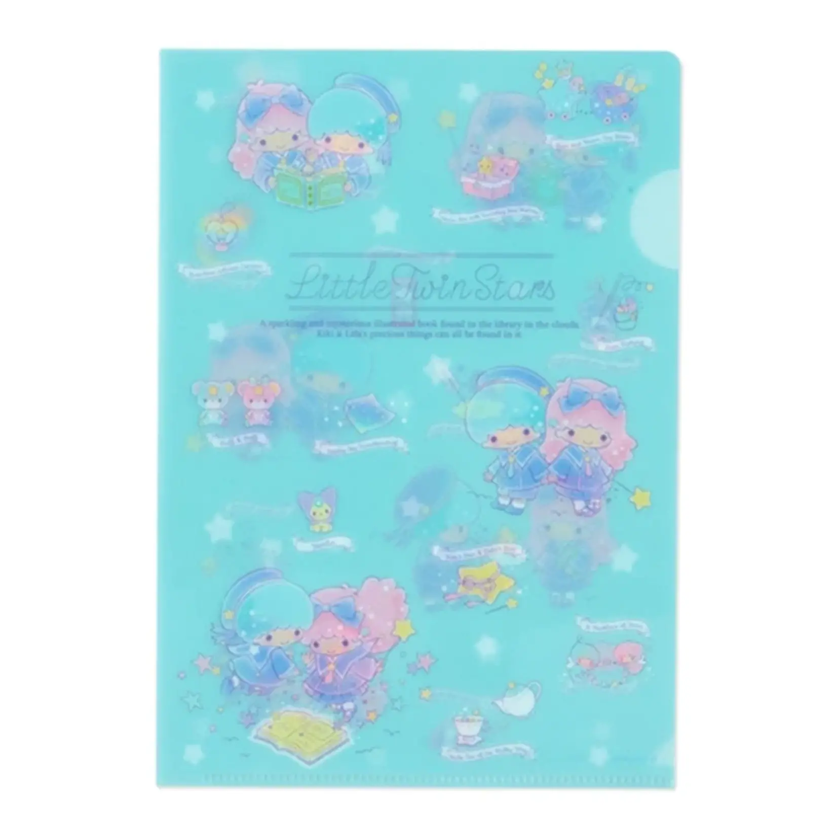 Twin Stars Picture Book Clear File Folder