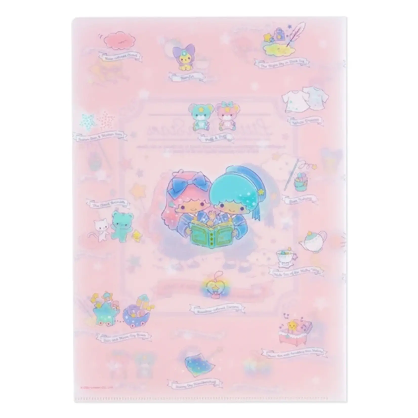 Twin Stars Picture Book Clear File Folder