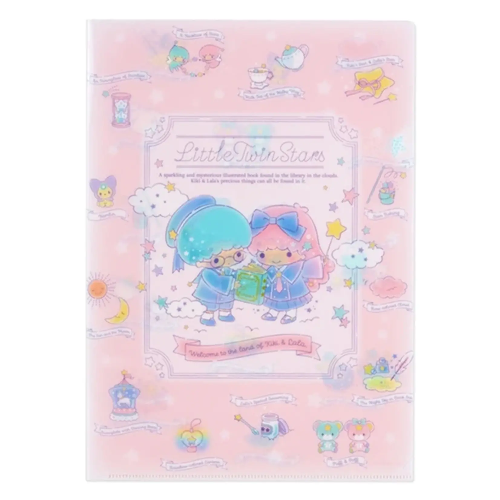 Twin Stars Picture Book Clear File Folder