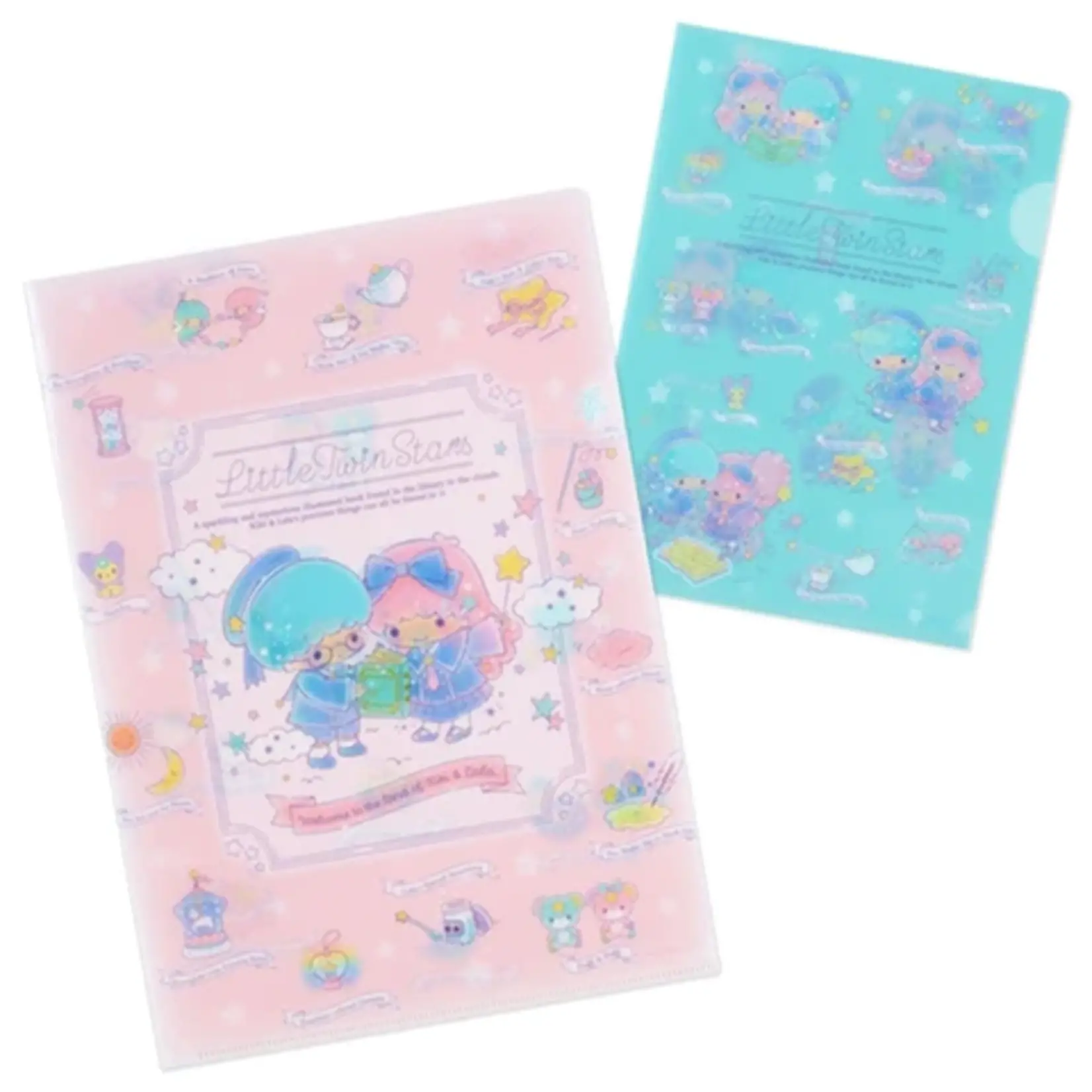 Twin Stars Picture Book Clear File Folder