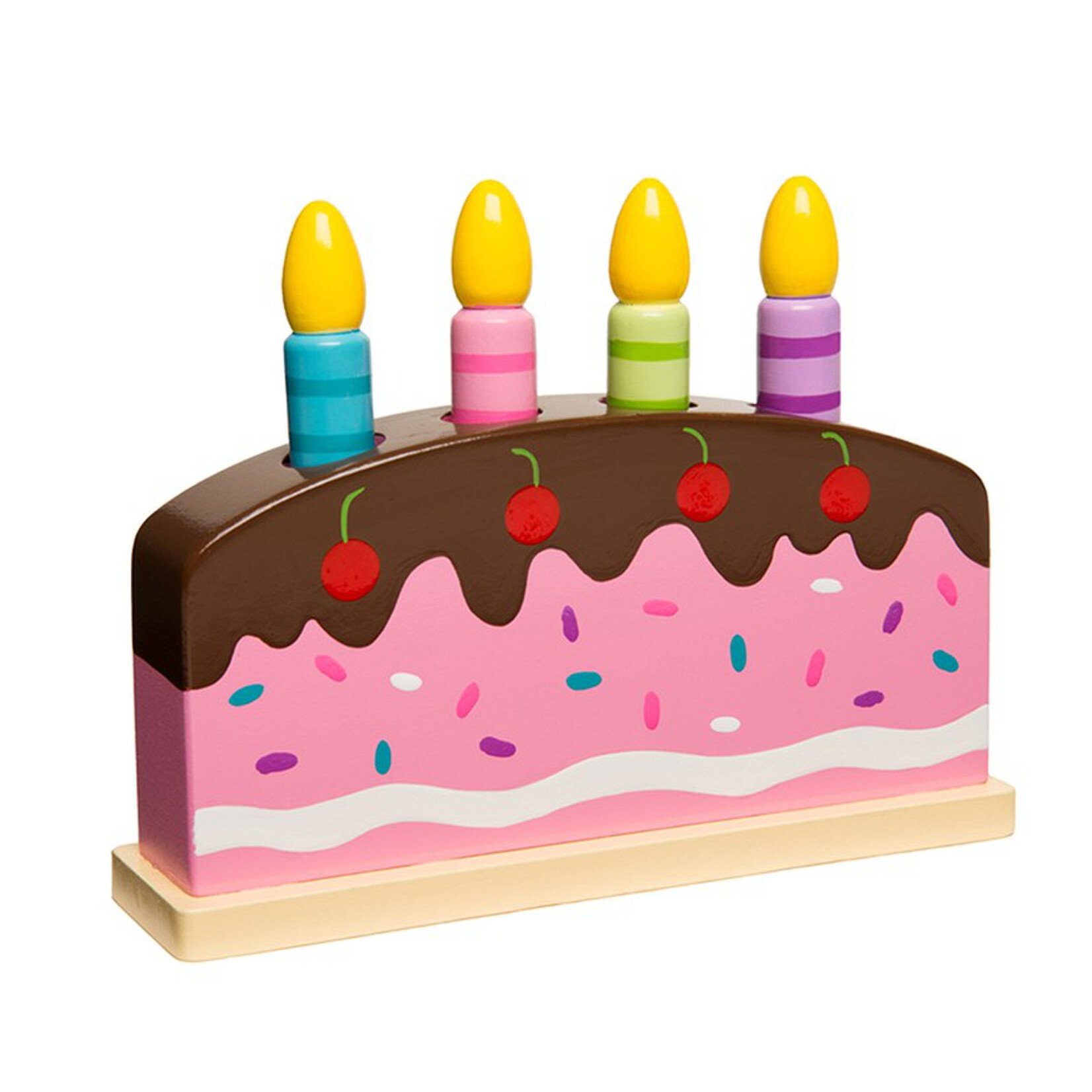 Wooden hotsell birthday cake