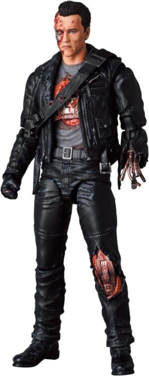 Terminator T-800 T2 Damaged Ver. Mafex Figure