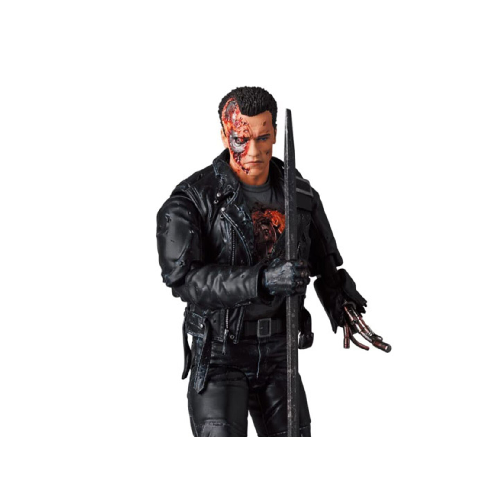 Terminator T-800 T2 Damaged Ver. Mafex Figure