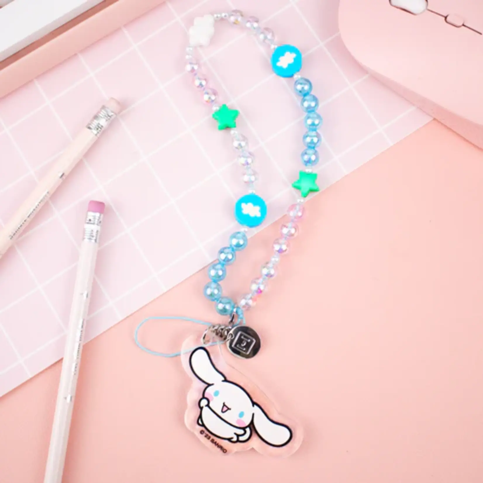 Sanrio HK and friends Acrylic Beaded Strap - Cinnamoroll