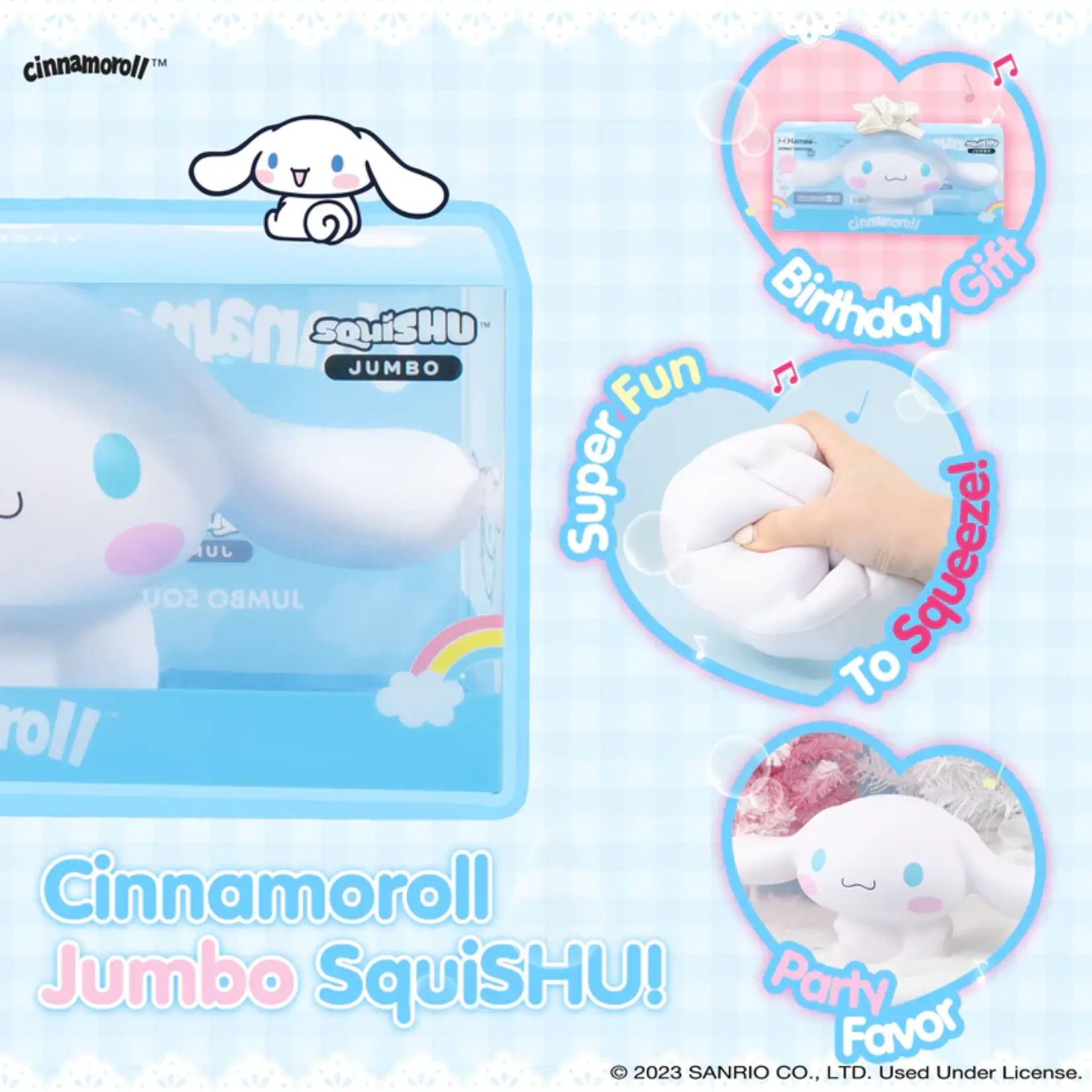 Sanrio Jumbo Squishy - Cinnamoroll 20th Aniv ver