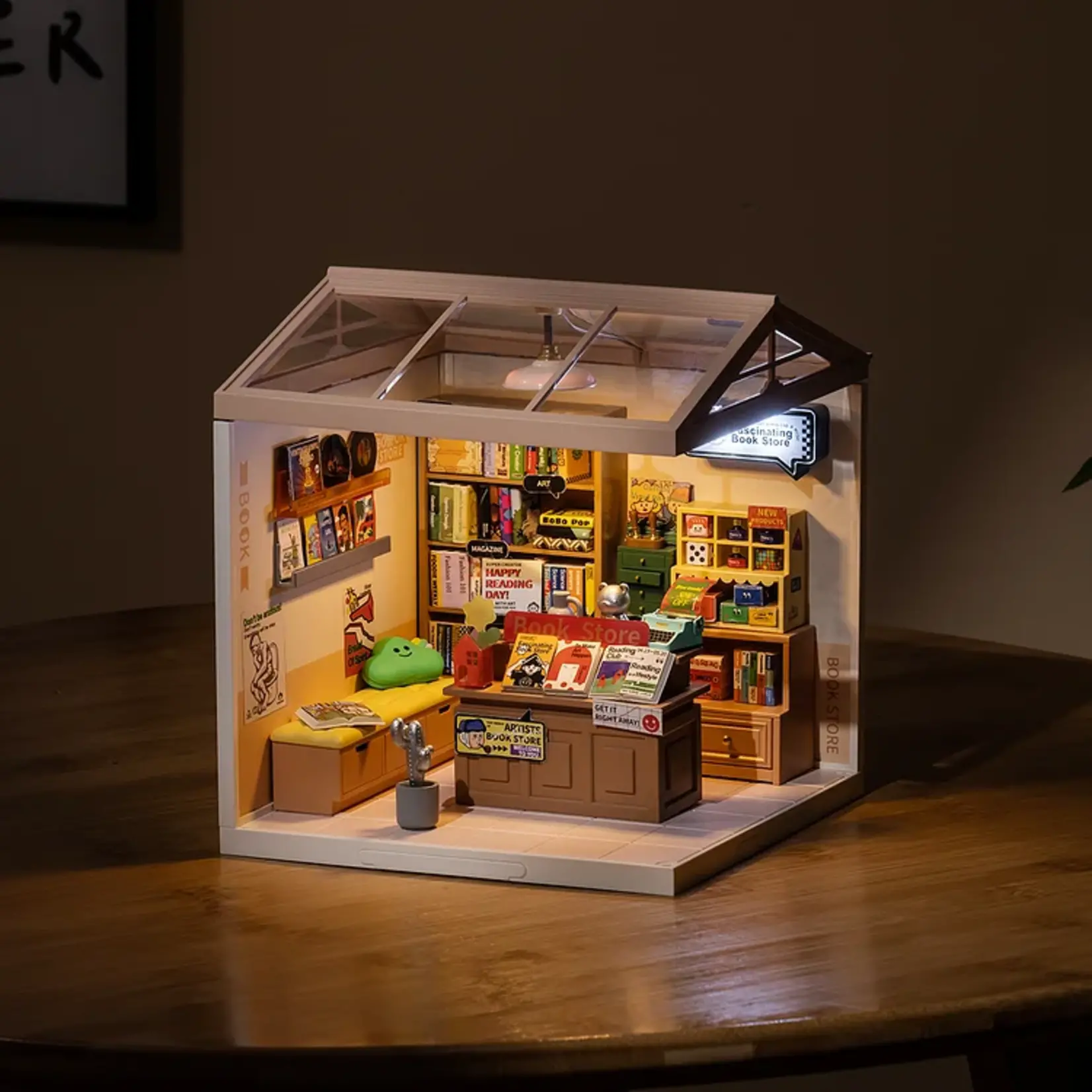 Fascinating Book Store Model Kit