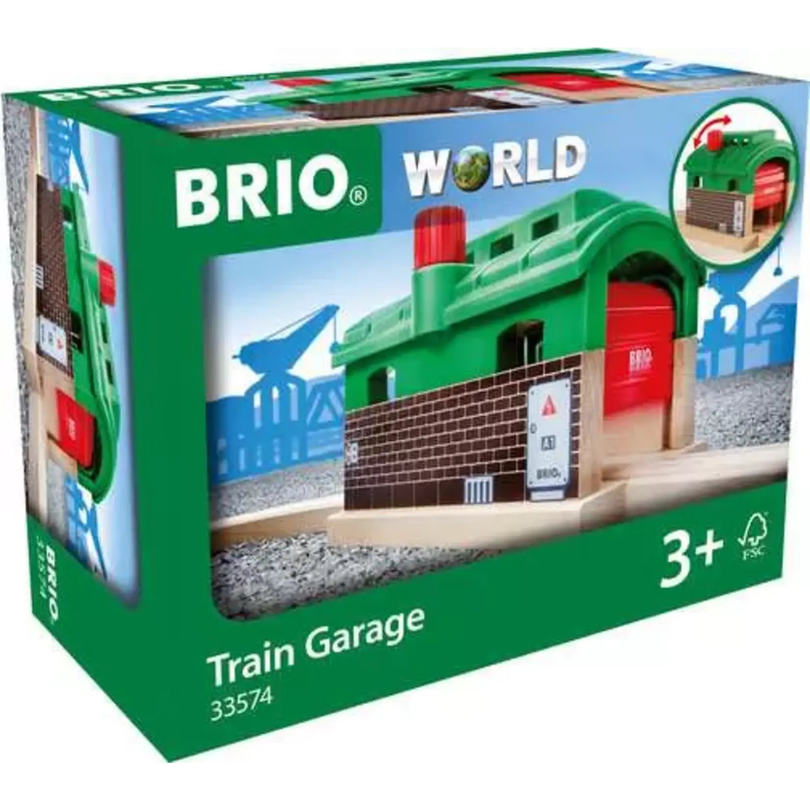BRIO Train Garage