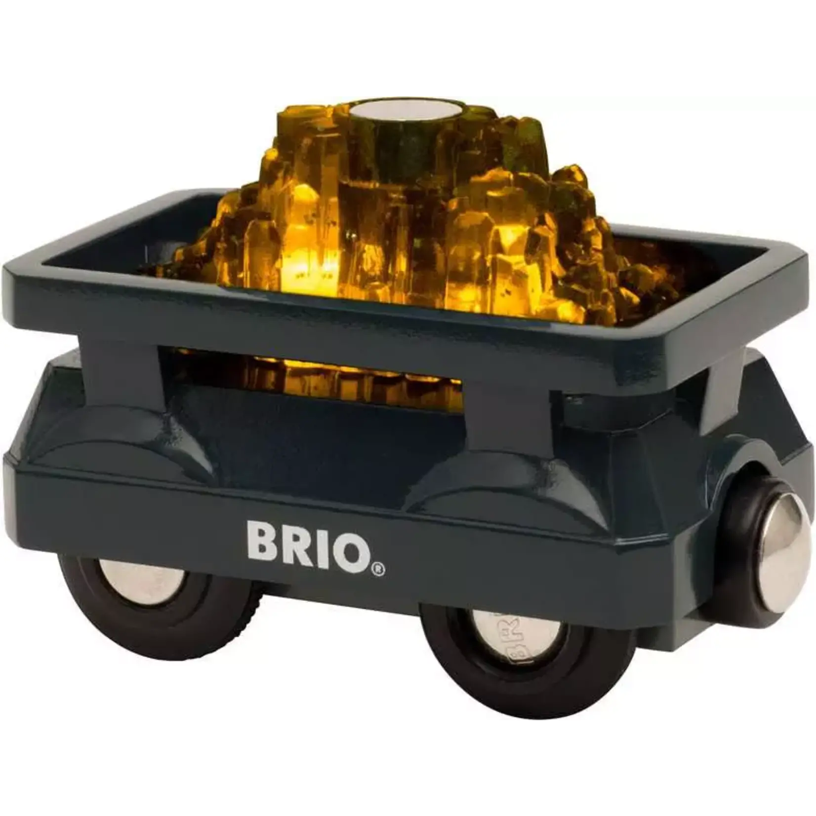 BRIO World Light Up Gold Wagon