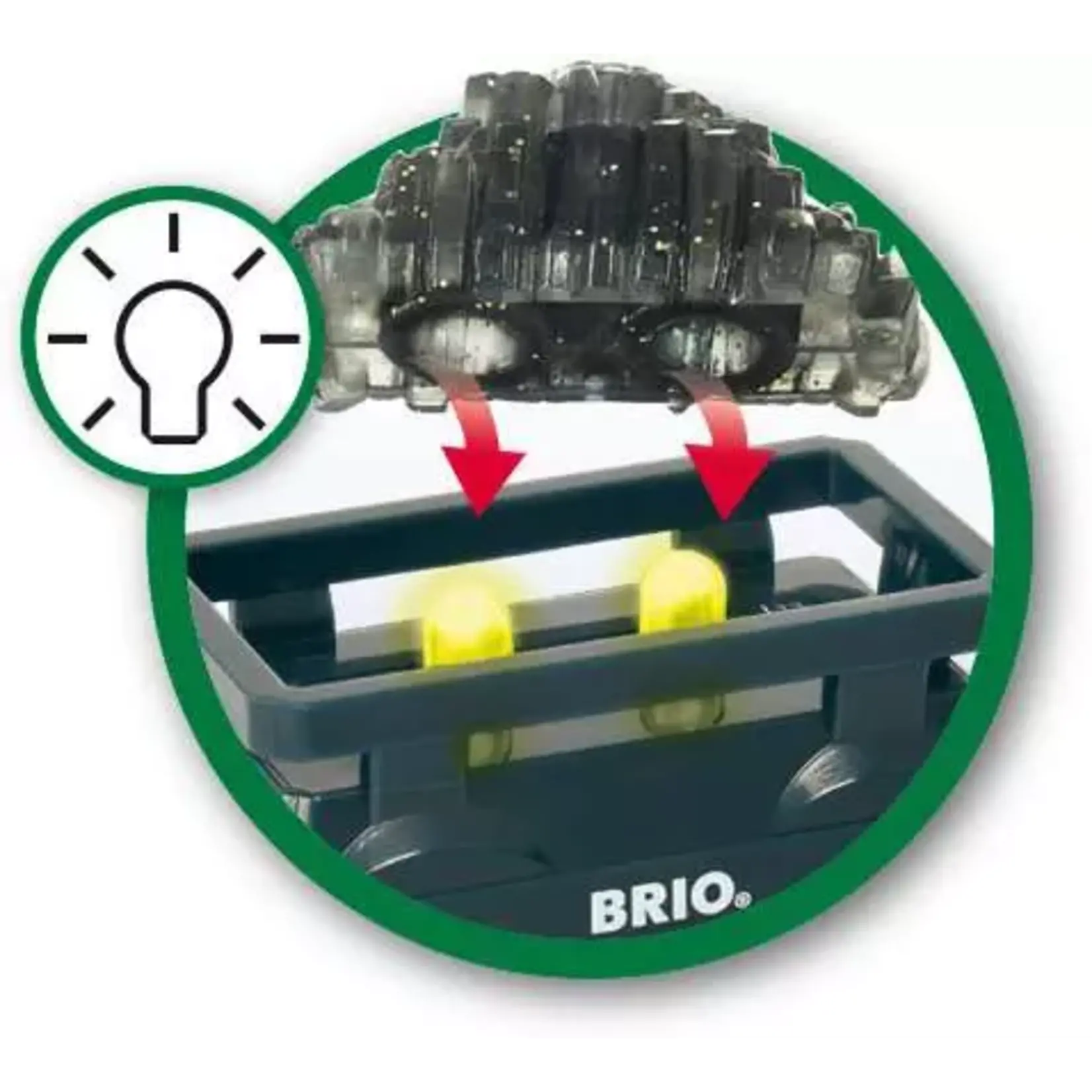 BRIO World Light Up Gold Wagon