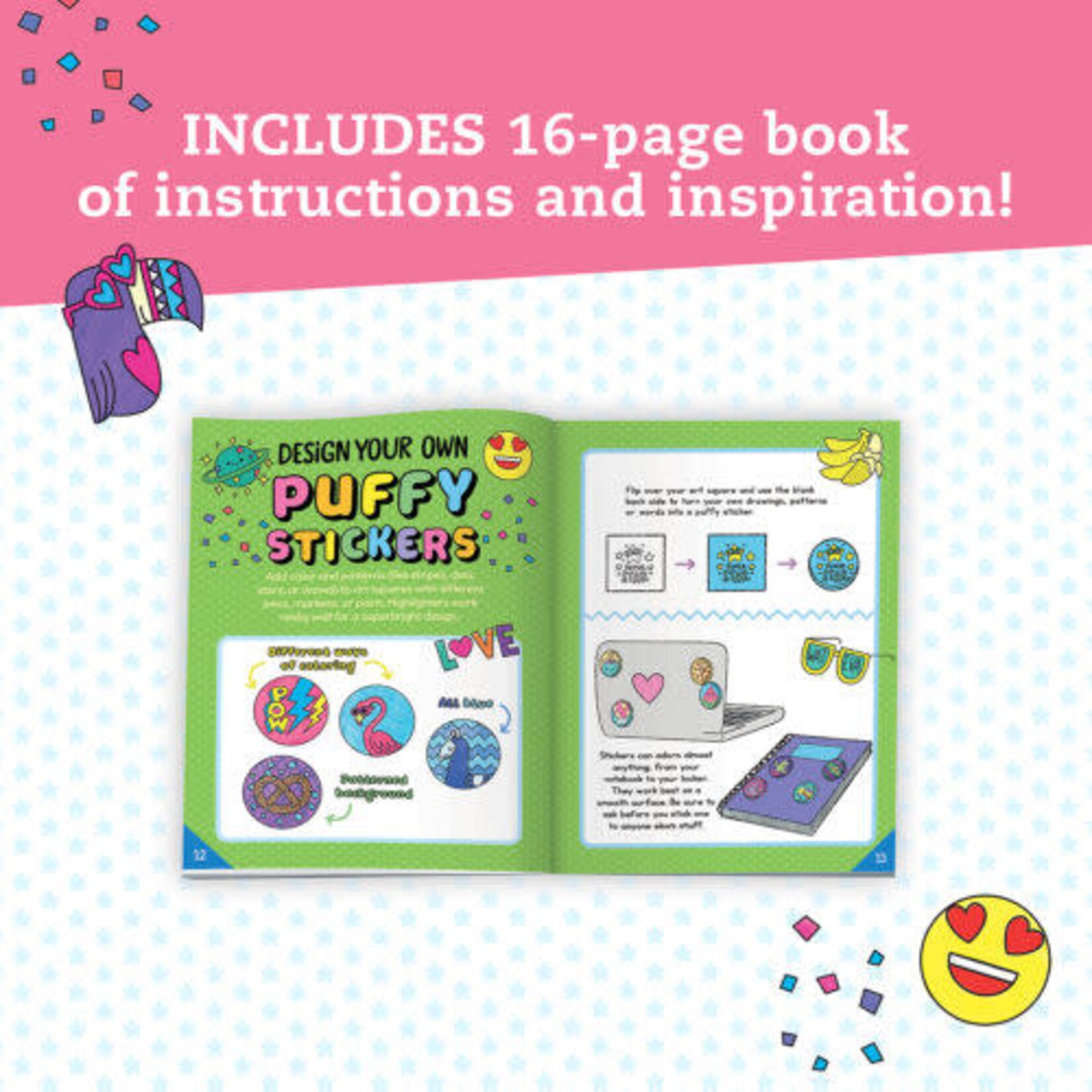 Make Your Own Puffy Stickers Book & Activity Kit