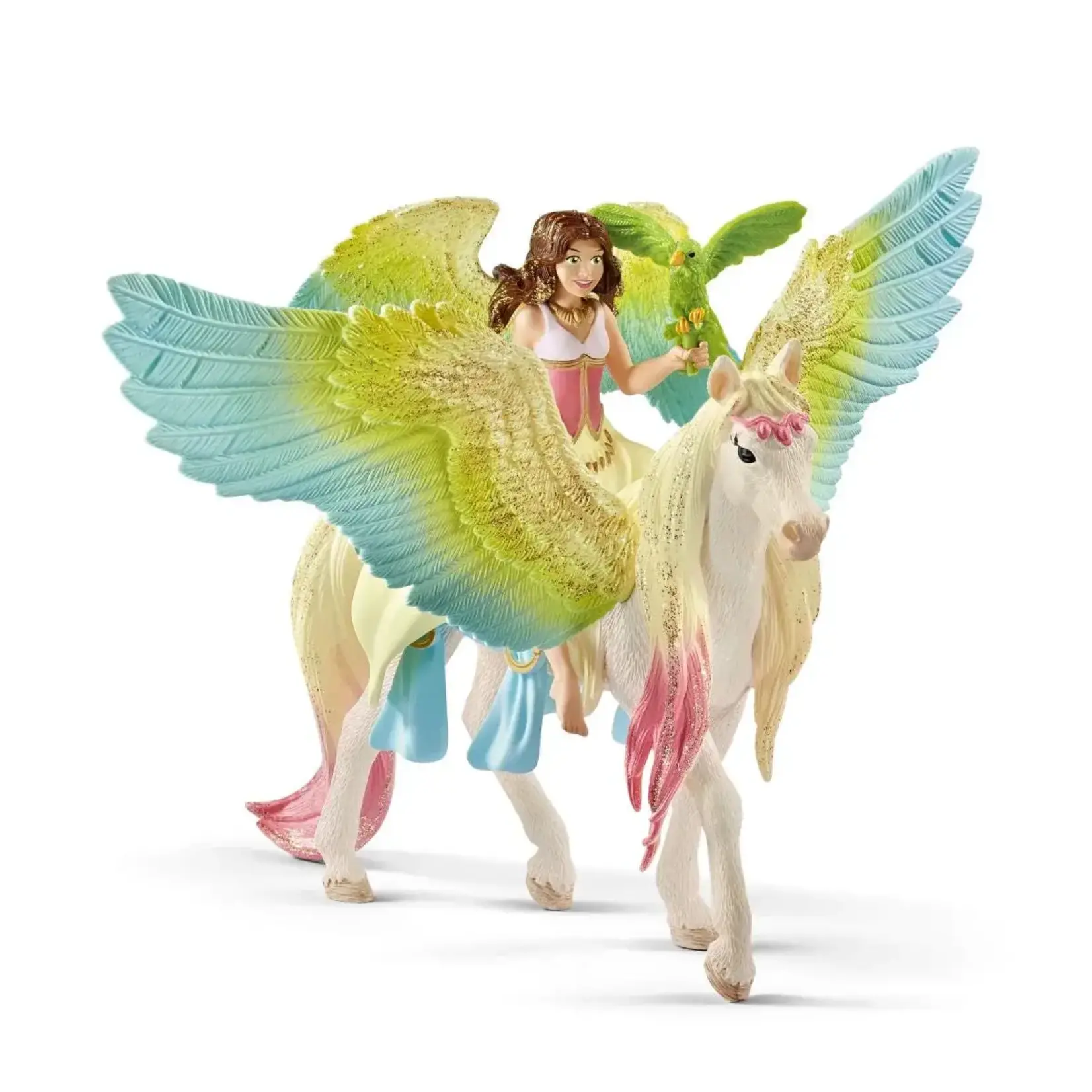 Schleich Fairy Surah With Glitter Pegasus Figure