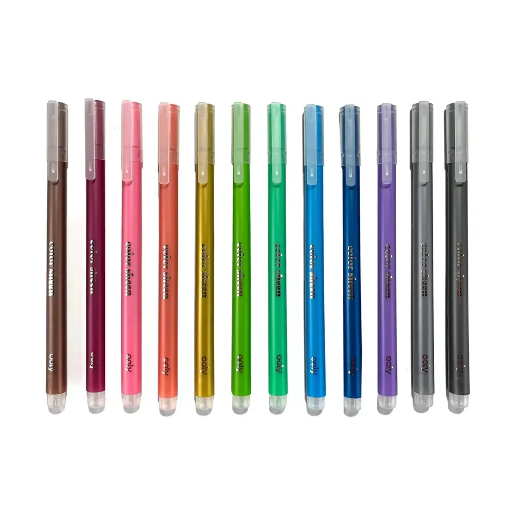 Color Sheen: Metallic Colored Gel Pens (Set of 12)