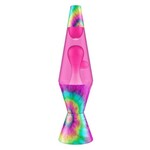 Lamp Lava Tie Dye Pink 14.5"