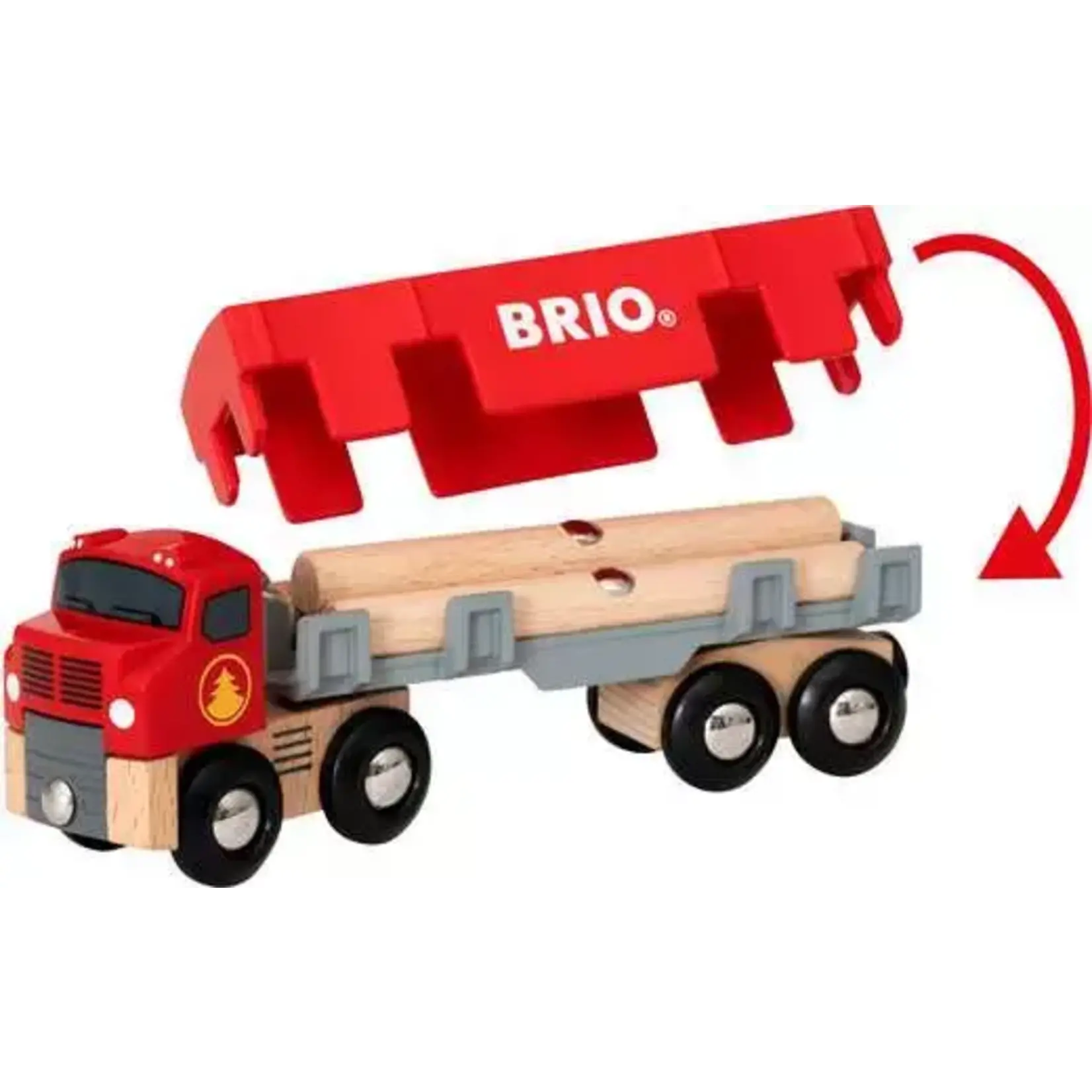 BRIO World Lumber Truck