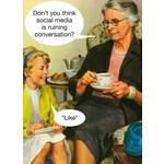 Social Media - 5 X 7" Ladybird  Card