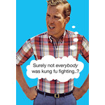 Kung Fu - 4 X 6" Kmk Card