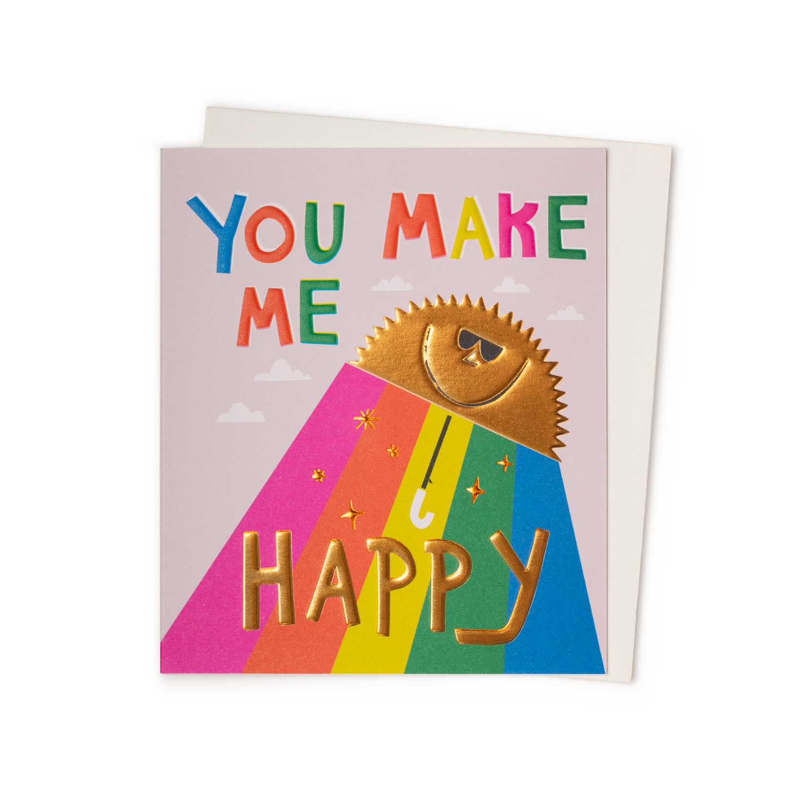 You Make Me Happy 4.5x5.25" Card