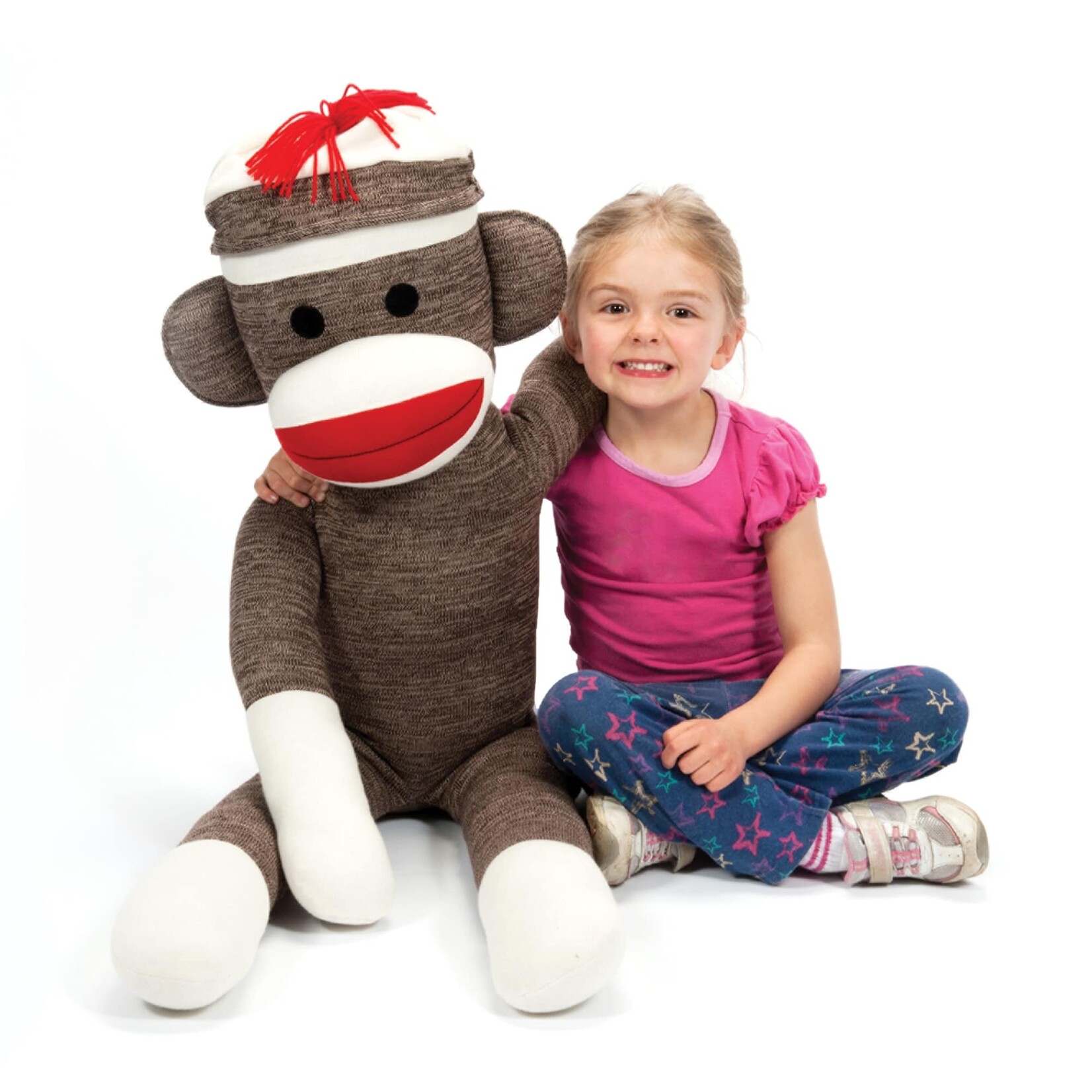 Jumbo Plush Sock Monkey Jumbo