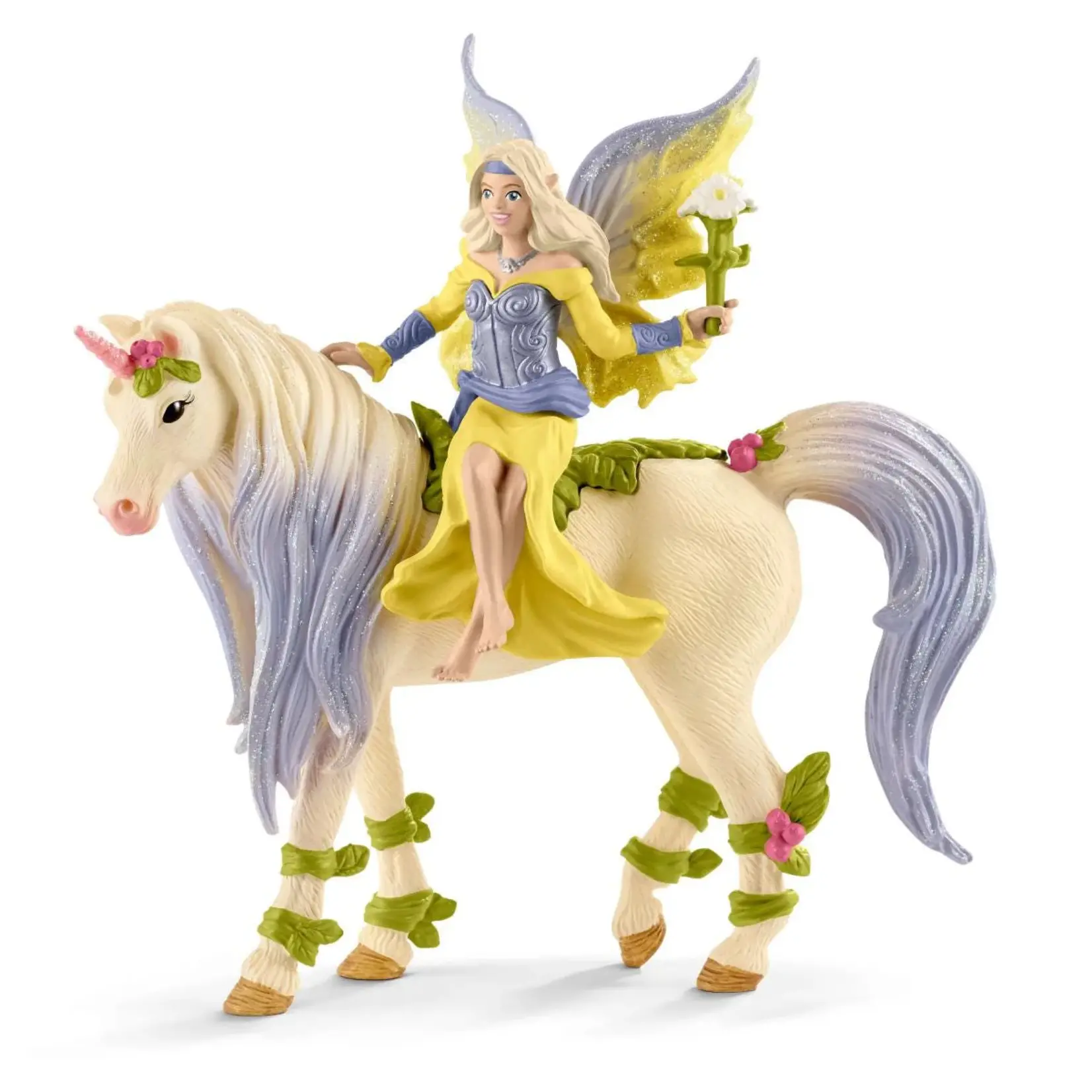 Schleich Sera W/ Blossom Unicorn Figure