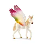 Schleich Winged Rainbow Unicorn Foal Figure