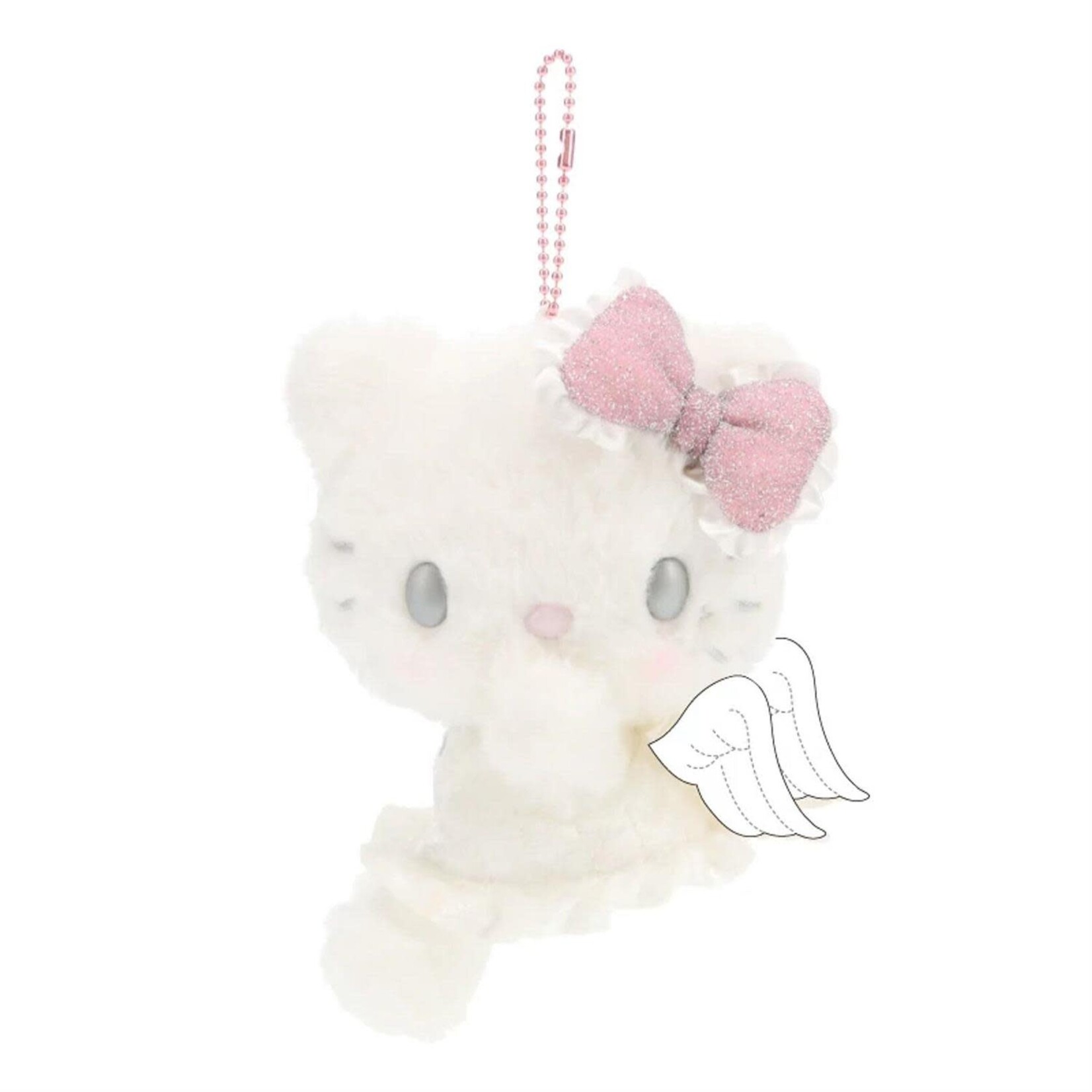 Key Chain W/Mascot Angel Tk Hello Kitty