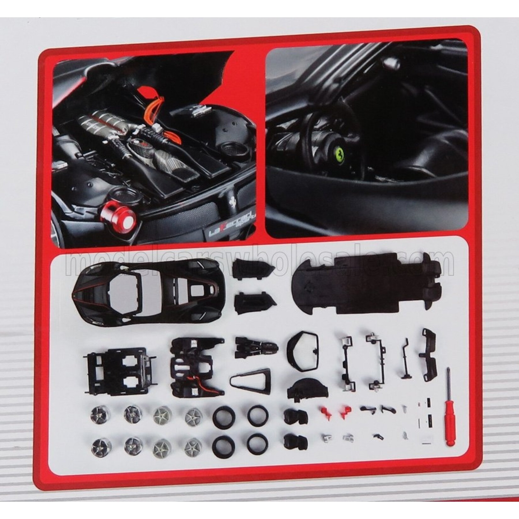 1:24 LaFerrari Aperta Black Model Kit