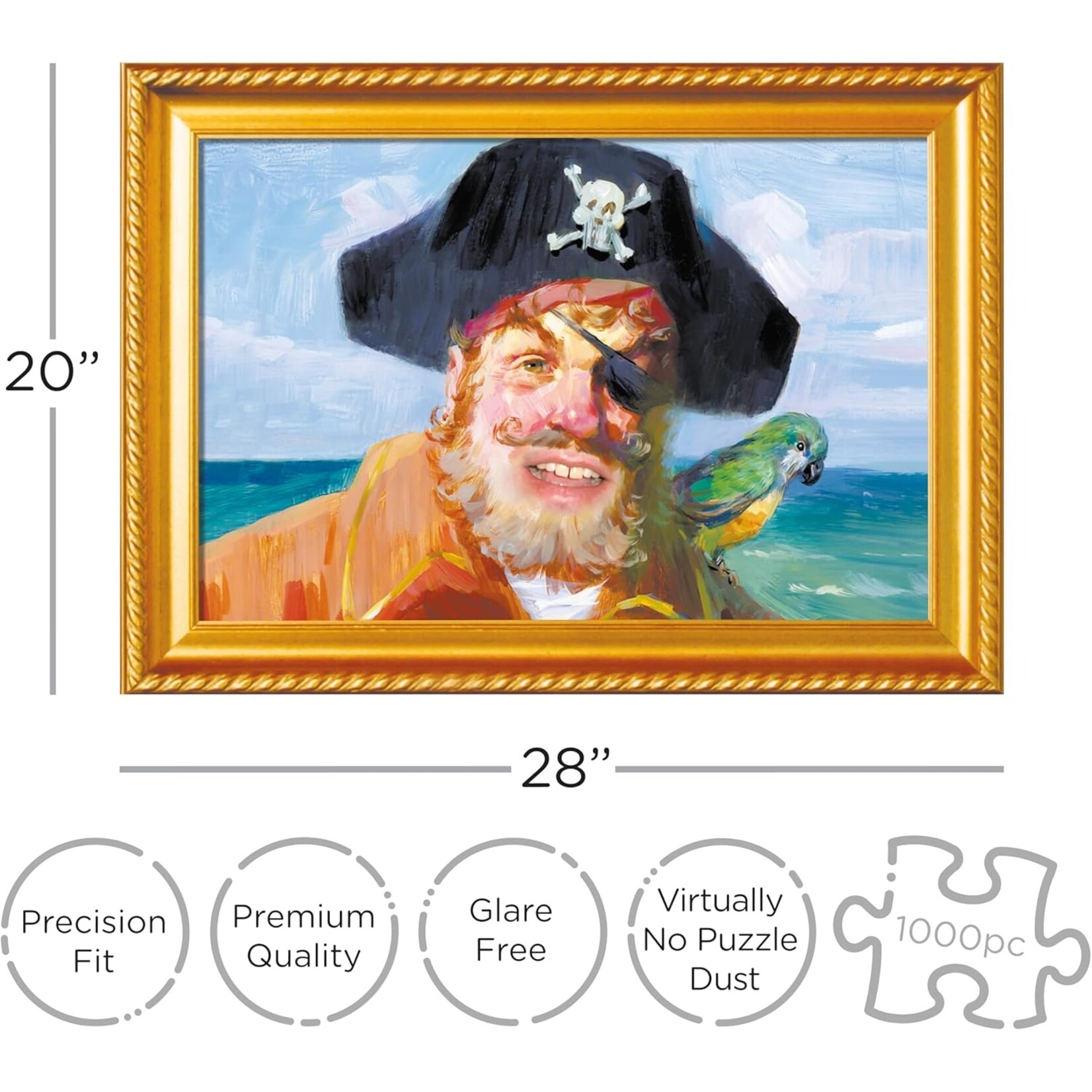 SpongeBob SquarePants Painty The Pirate 1000pc Puzzle