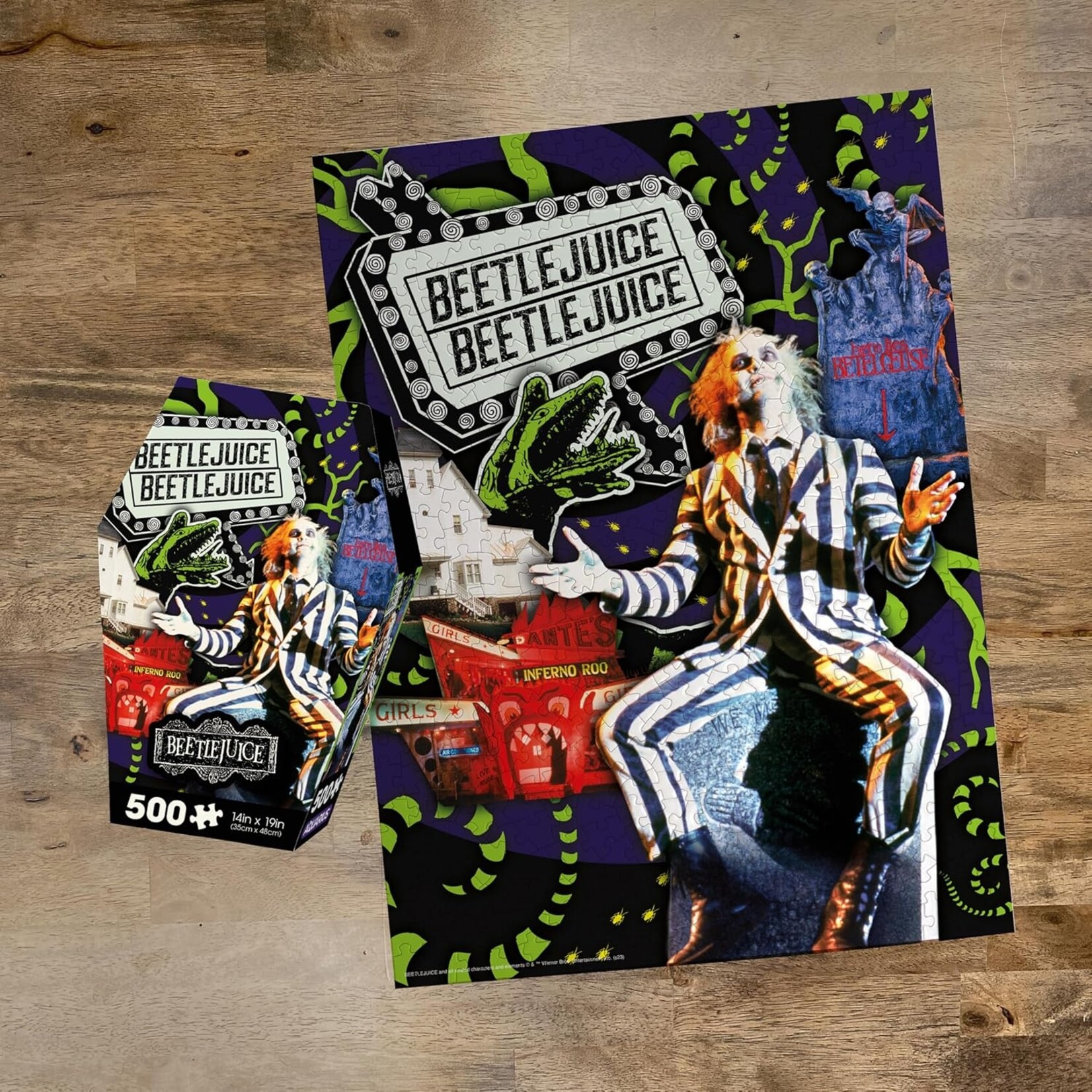 Beetlejuice Coffin Box 500 Piece Jigsaw Puzzle