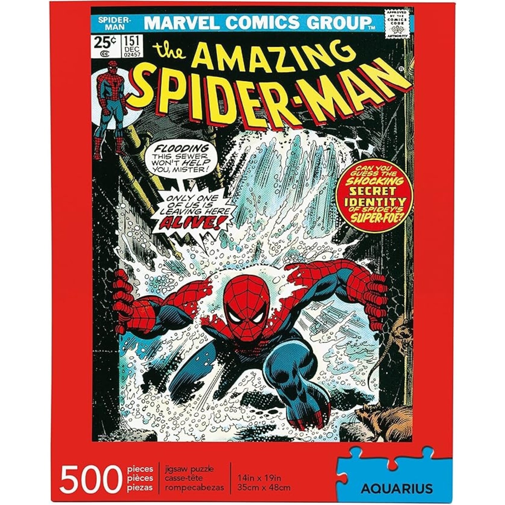 Marvel Spider-Man Cover 500pc Puzzle