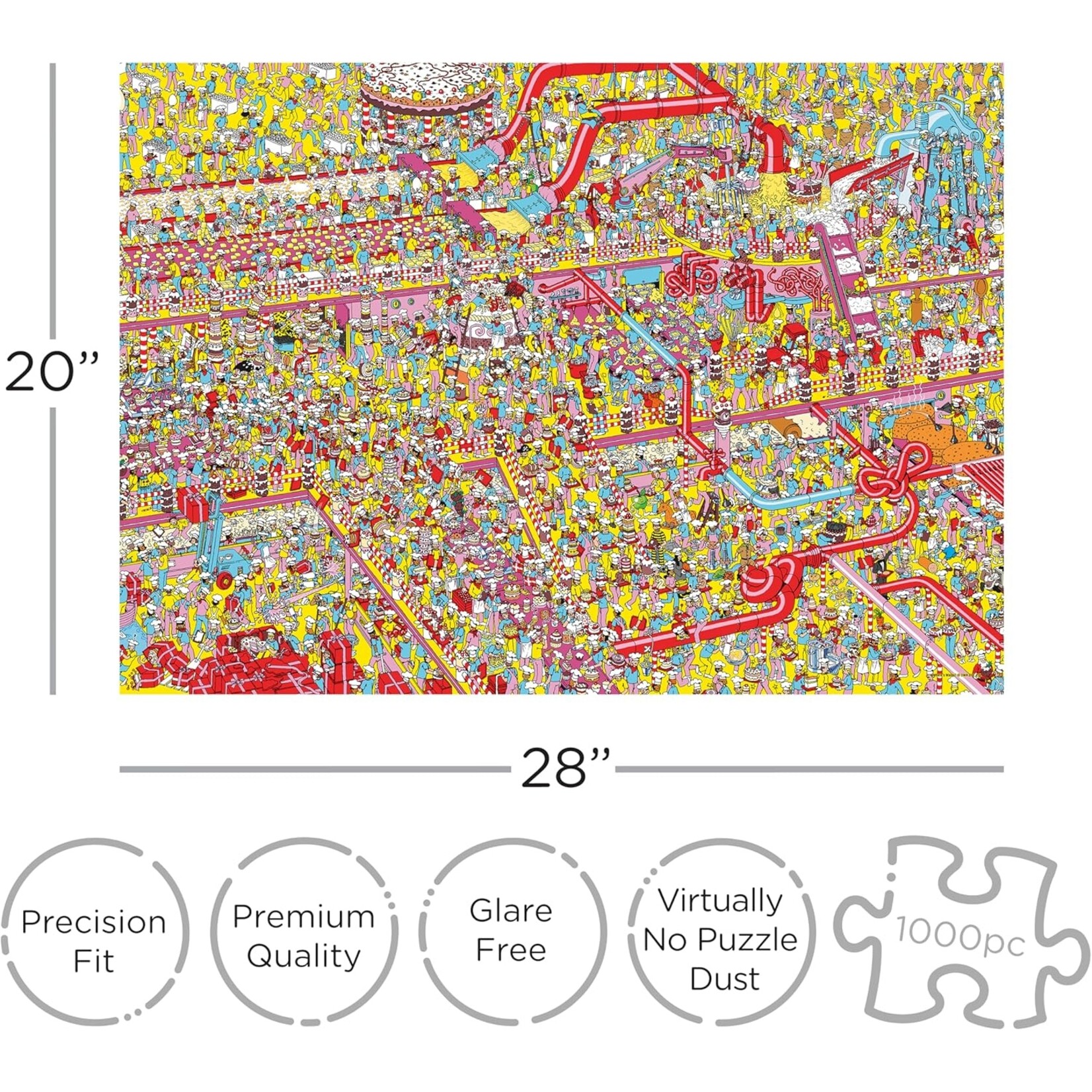 Where's Waldo Cake Factory 1000pc Puzzle