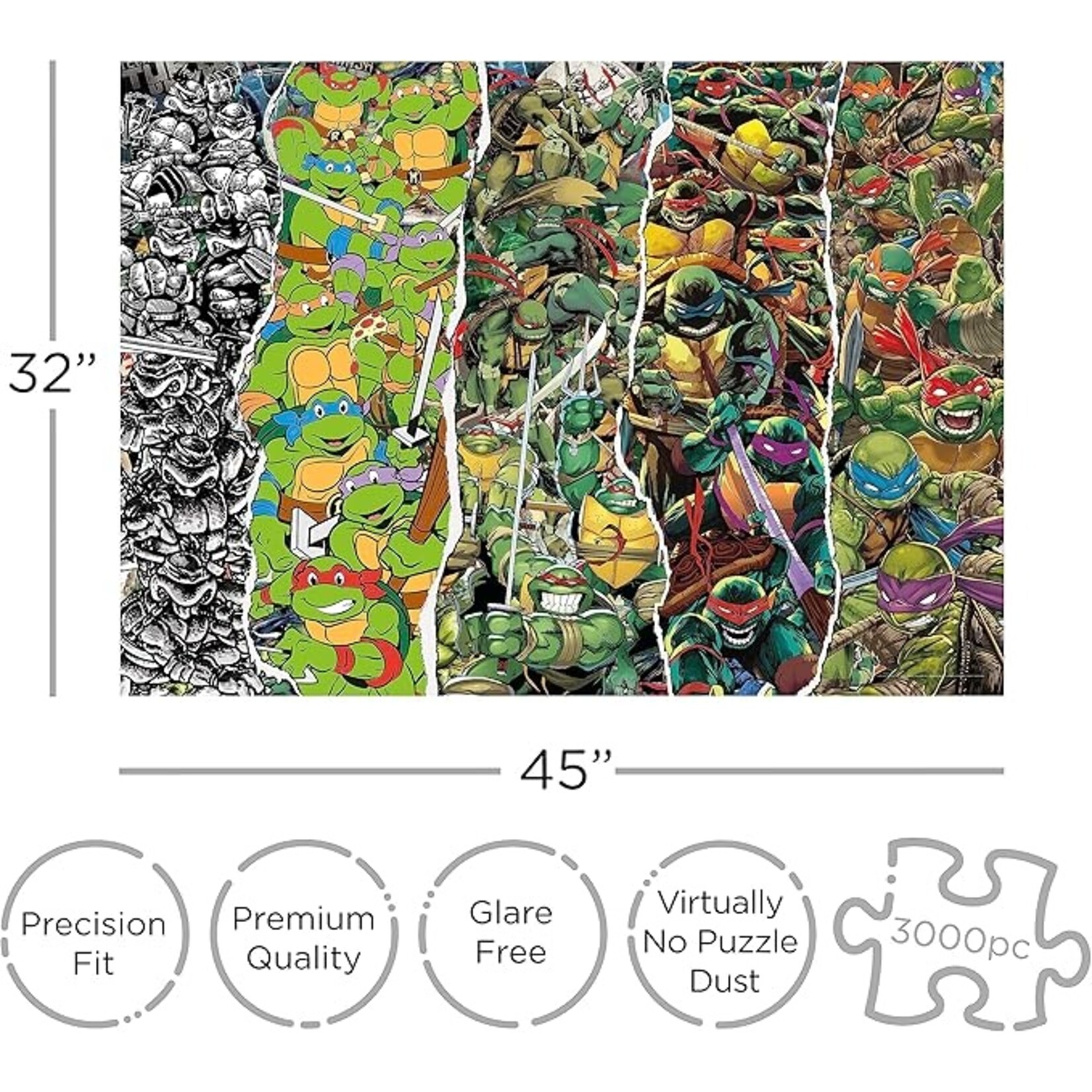 TMNT 3000 Pc Jigsaw Puzzle
