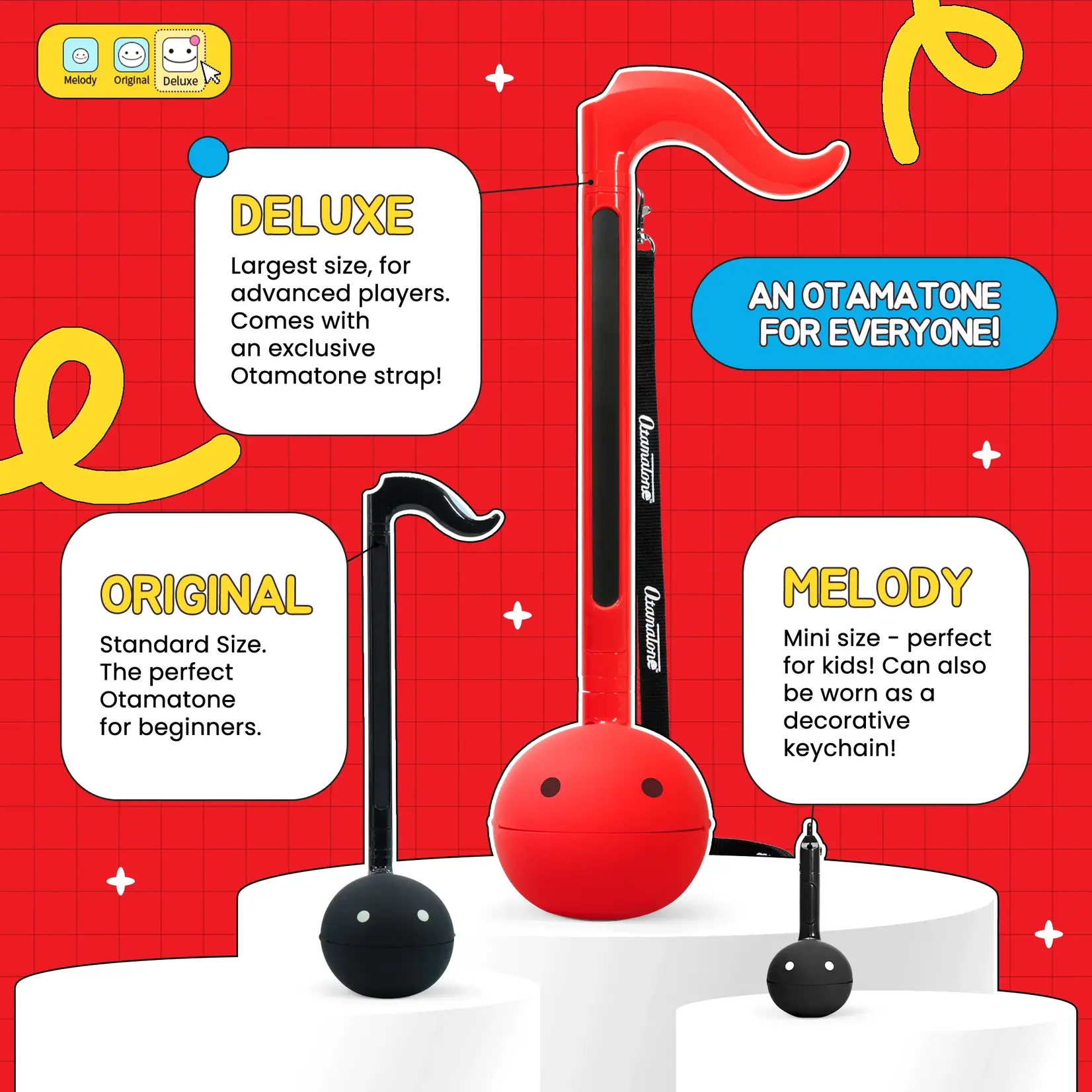 Otamatone Deluxe [Red]