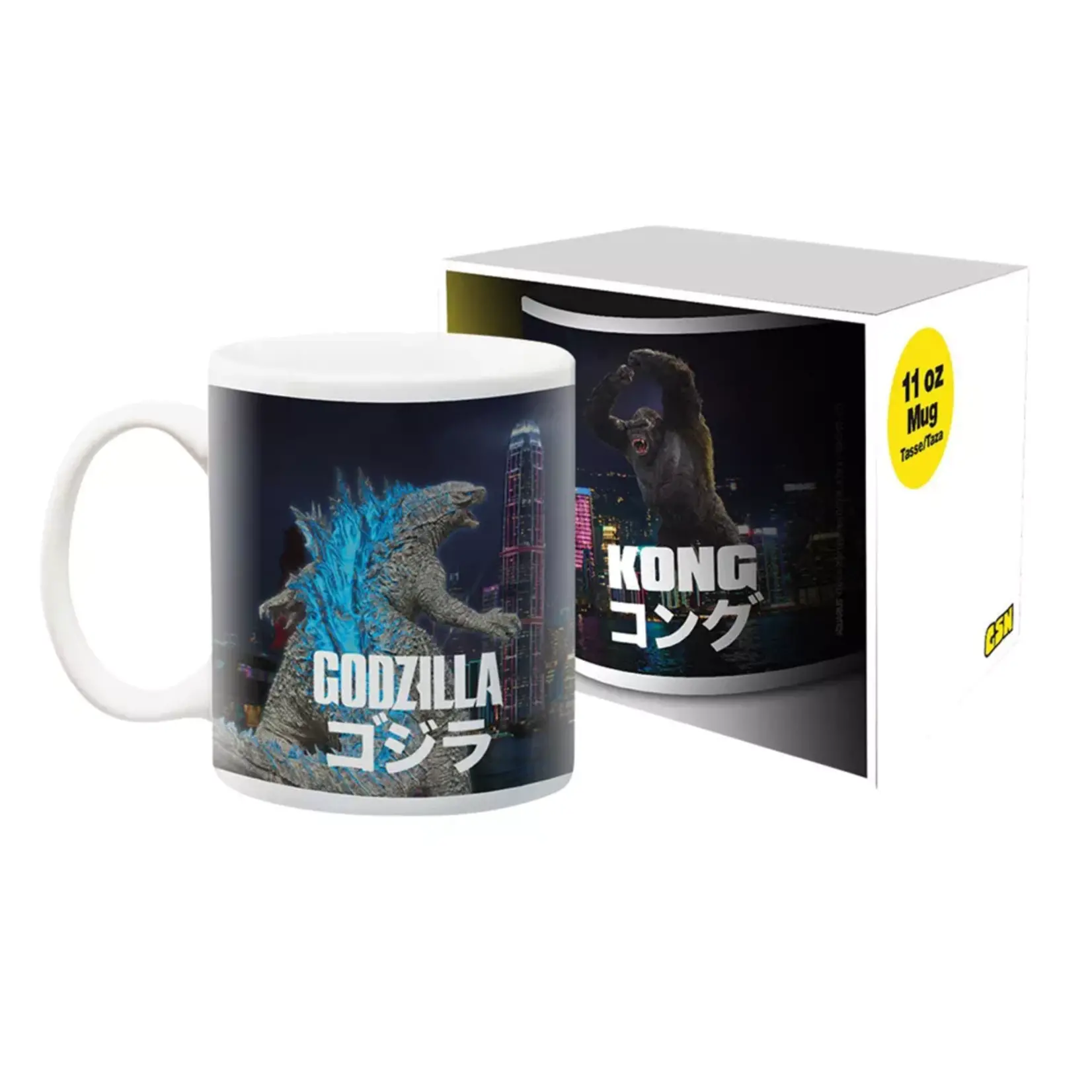 Godzilla vs Kong City Kong Godzilla Mug