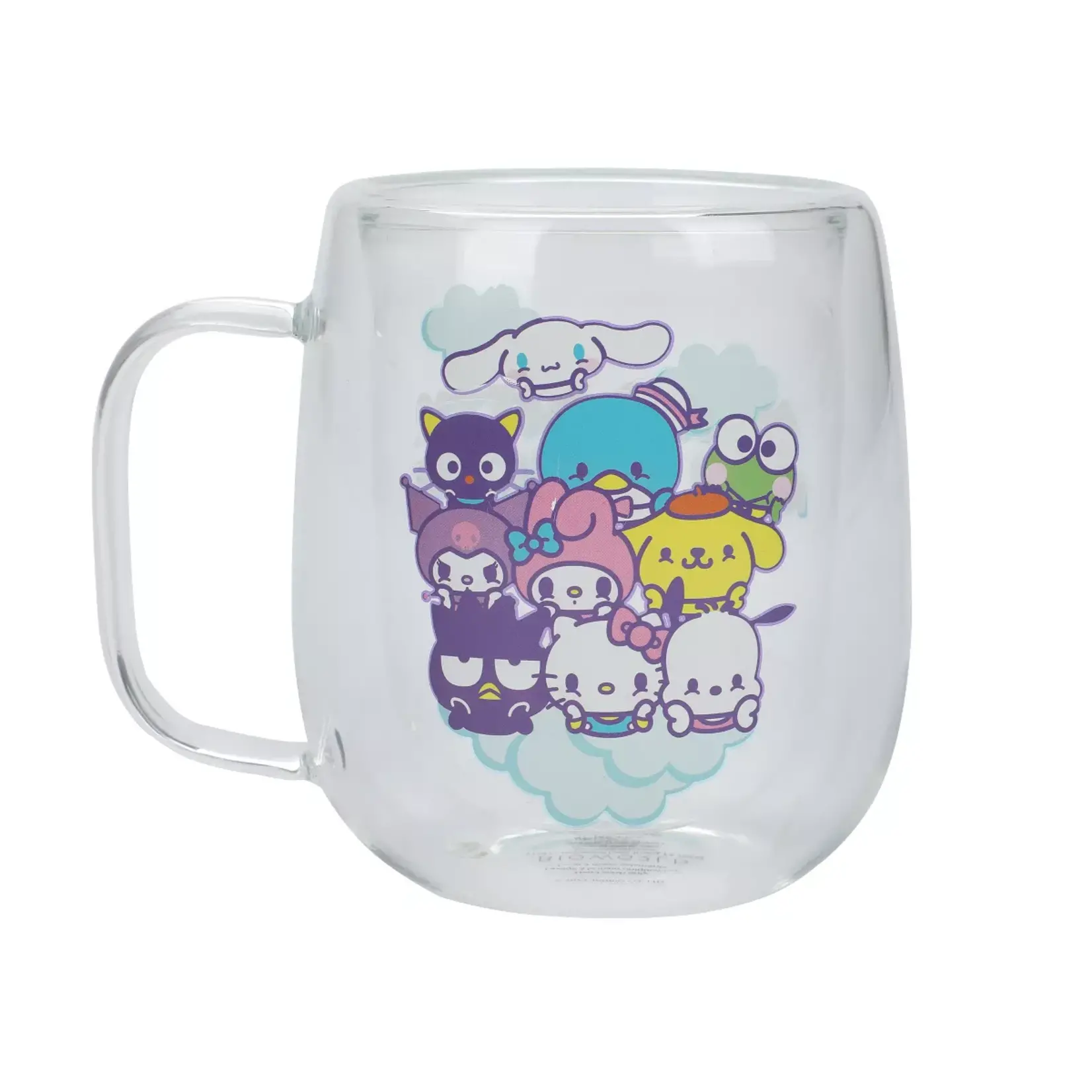 Hello Kitty & Friends 11 oz. Double Wall Glass Mug