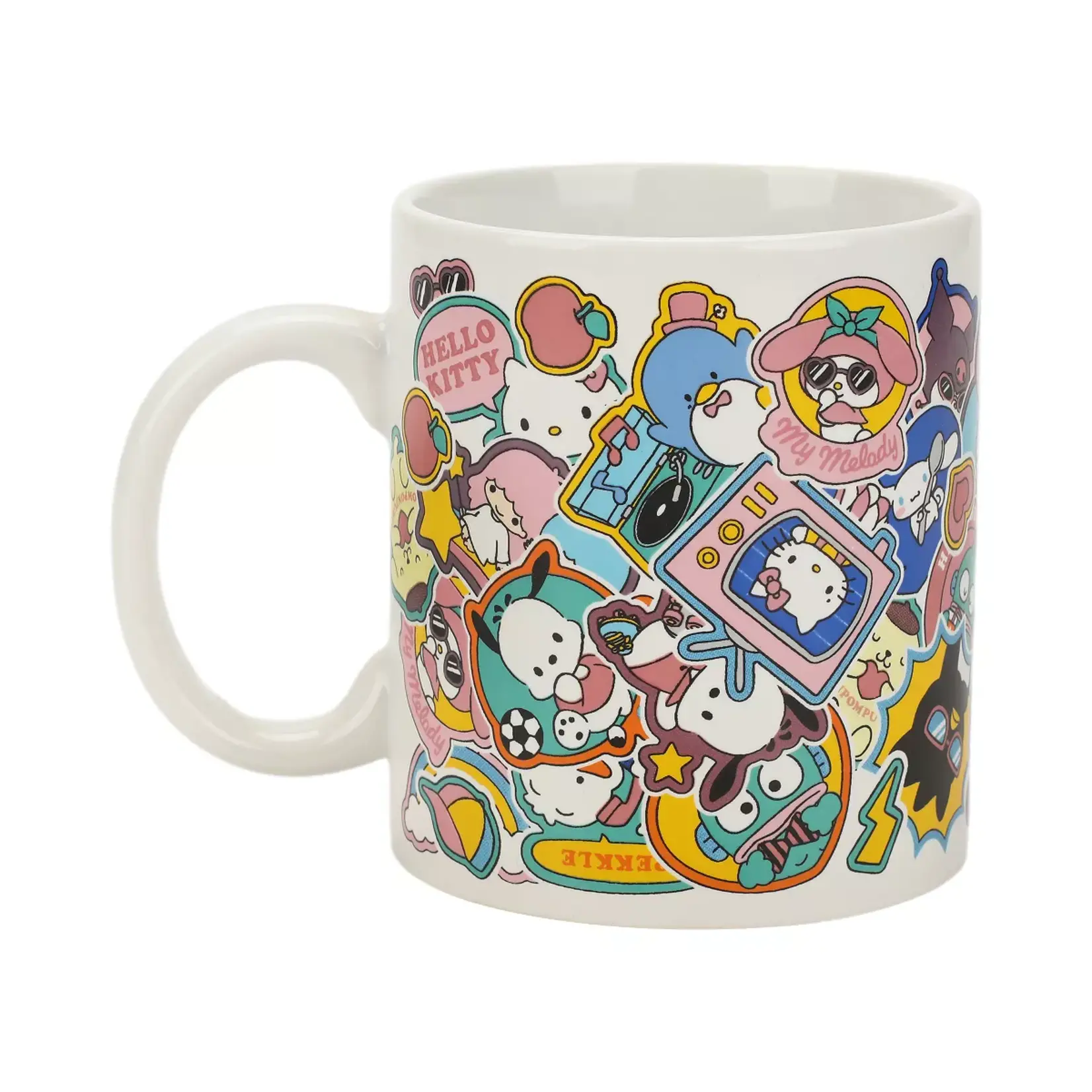 Hello Kitty & Friends Sticker Collection 16 oz. Ceramic Mug