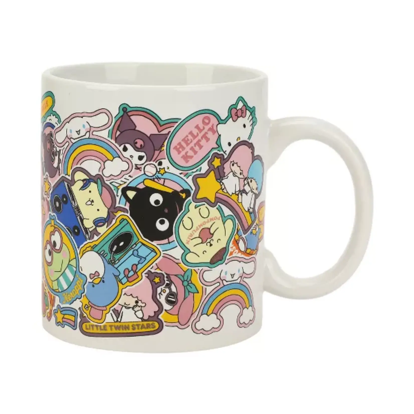 Hello Kitty & Friends Sticker Collection 16 oz. Ceramic Mug
