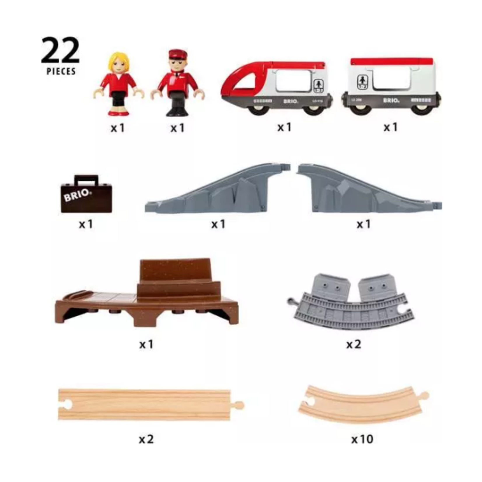 Brio Starter Travel Train Set