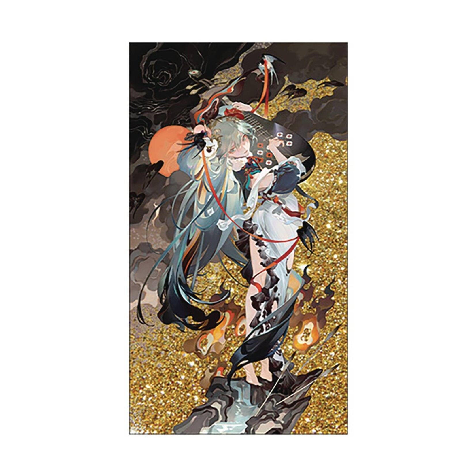 Char Vocal 01 Hatsune Miku Glitter Acrylic Block Shimian