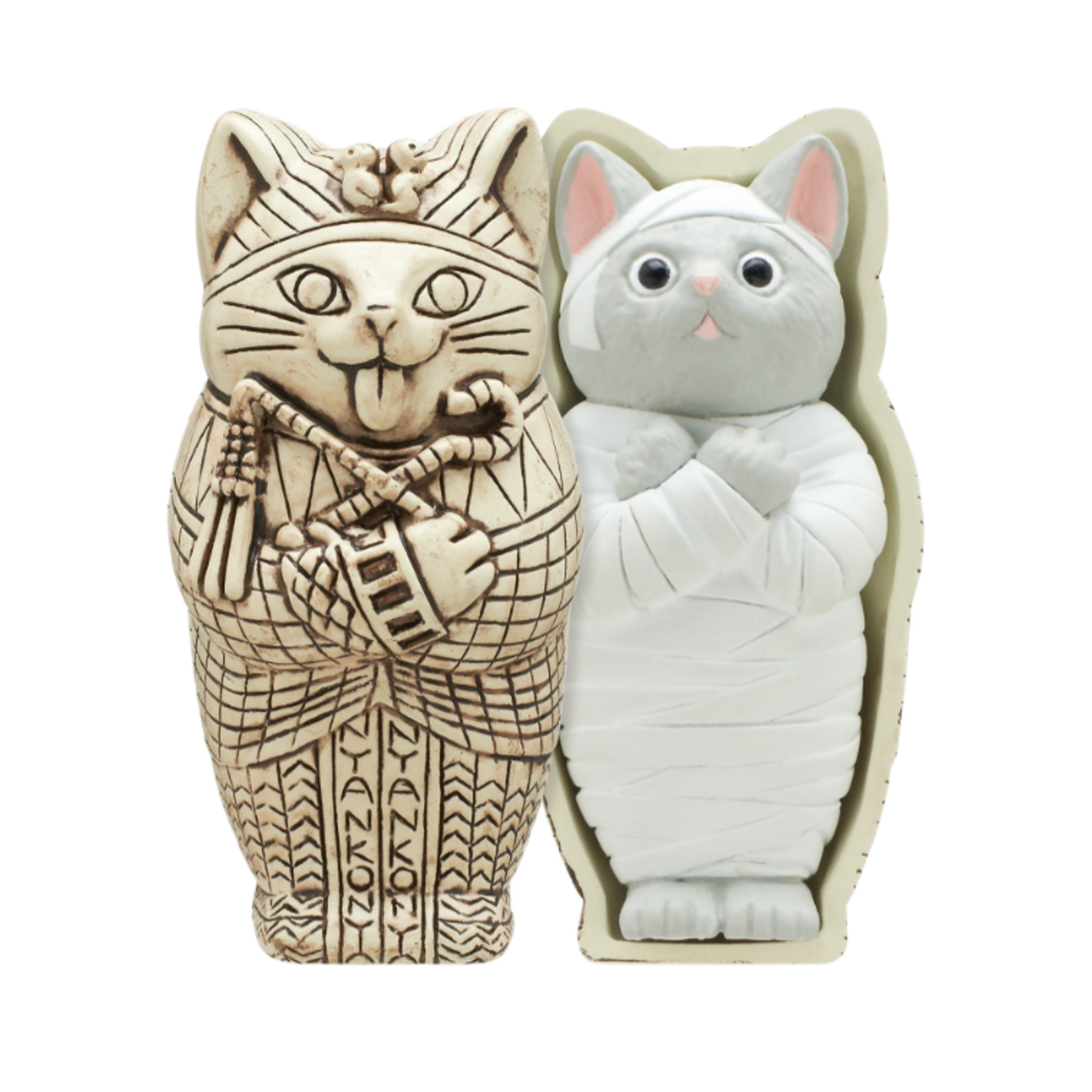 Mummy Cat Surprise Figurine